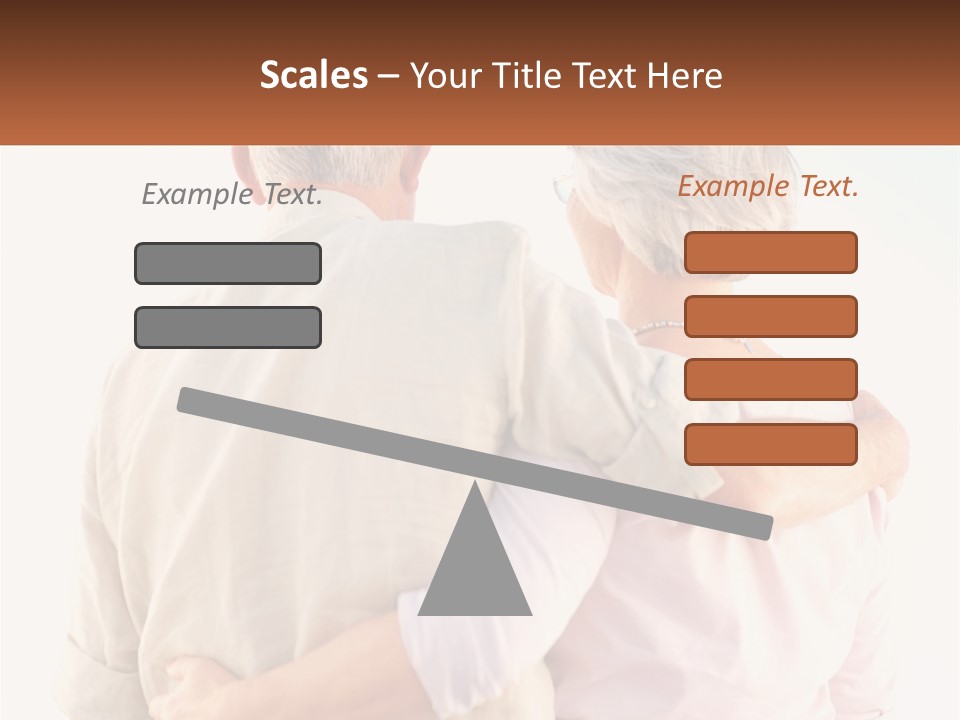 A Couple Of People That Are Standing Next To Each Other PowerPoint Template