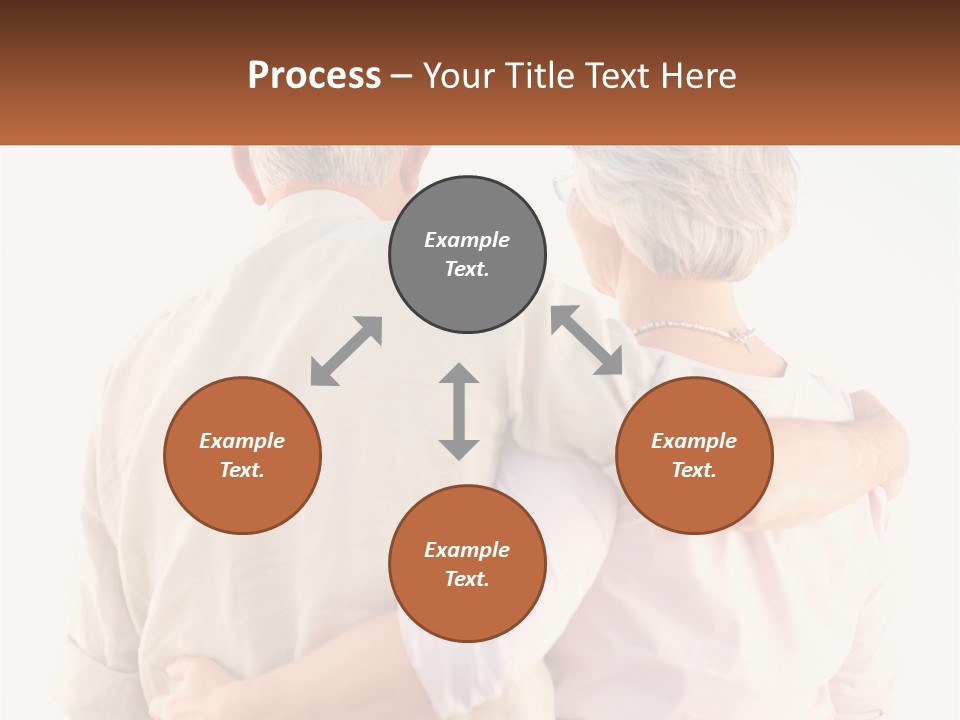A Couple Of People That Are Standing Next To Each Other PowerPoint Template