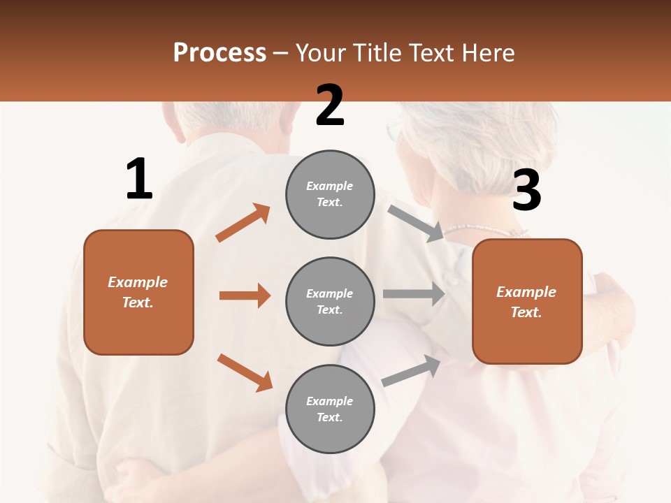 A Couple Of People That Are Standing Next To Each Other PowerPoint Template