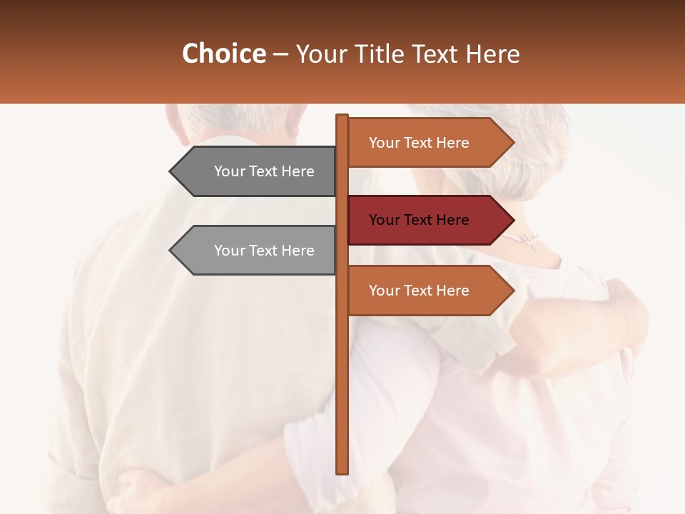 A Couple Of People That Are Standing Next To Each Other PowerPoint Template