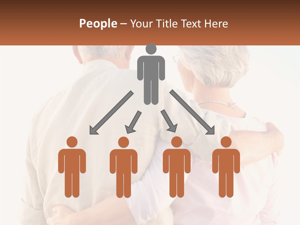 A Couple Of People That Are Standing Next To Each Other PowerPoint Template