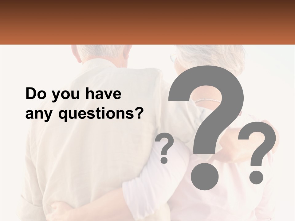 A Couple Of People That Are Standing Next To Each Other PowerPoint Template