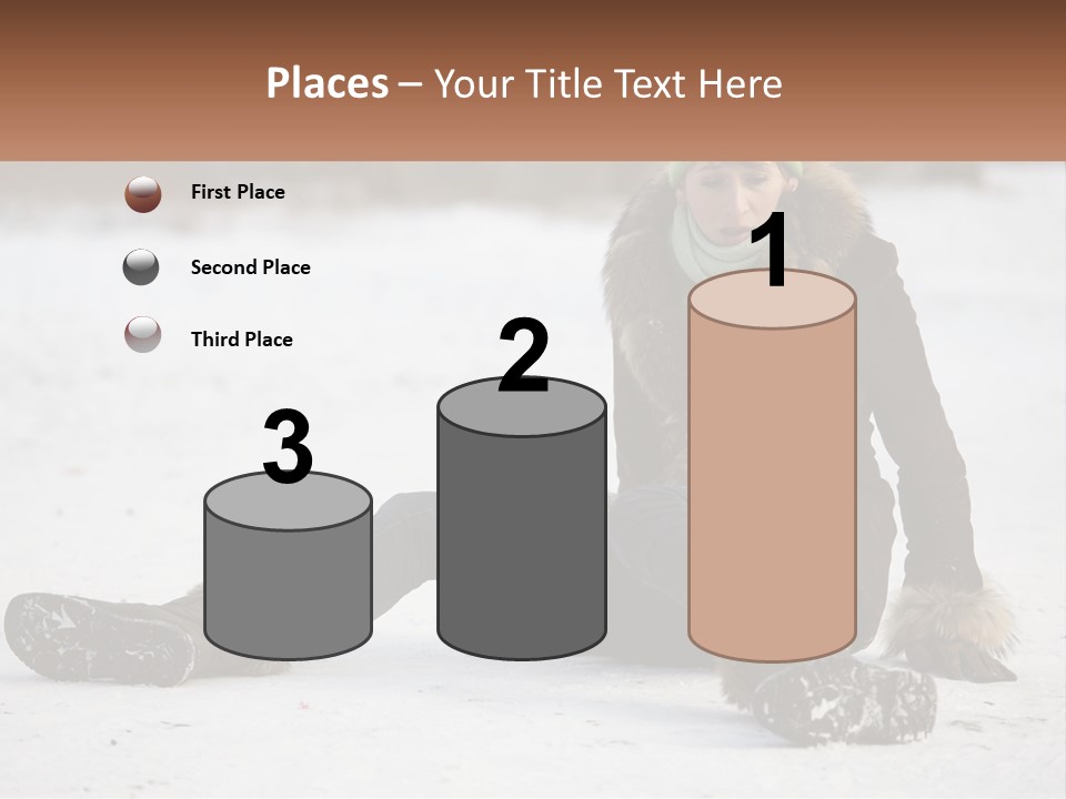 Painful Fur Winter PowerPoint Template