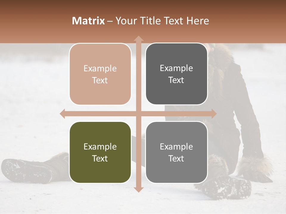 Painful Fur Winter PowerPoint Template