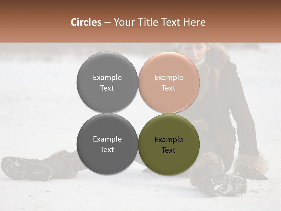 Painful Fur Winter PowerPoint Template