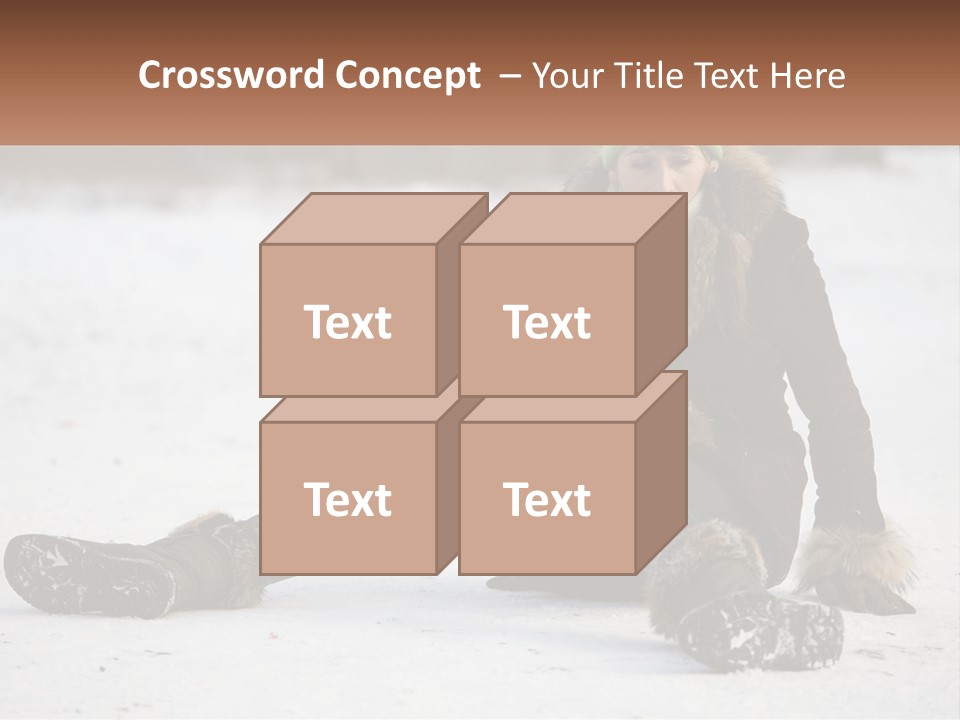 Painful Fur Winter PowerPoint Template