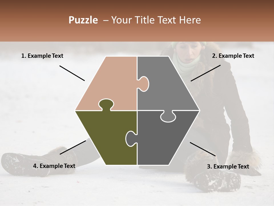 Painful Fur Winter PowerPoint Template