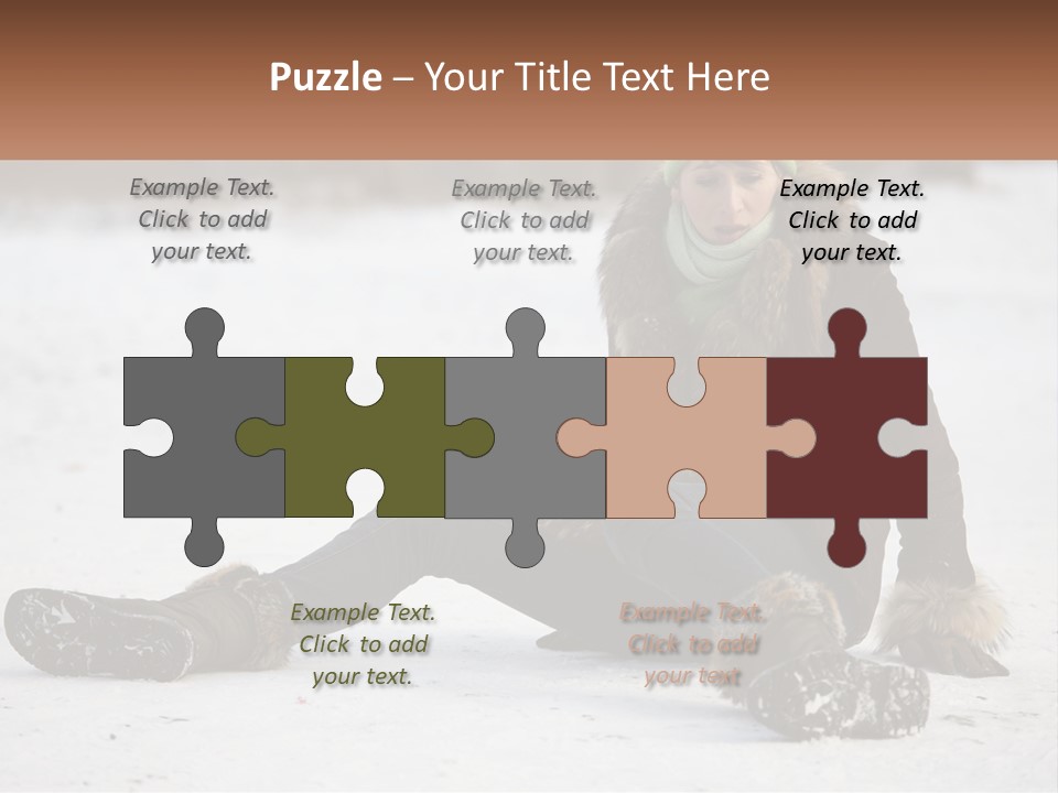 Painful Fur Winter PowerPoint Template