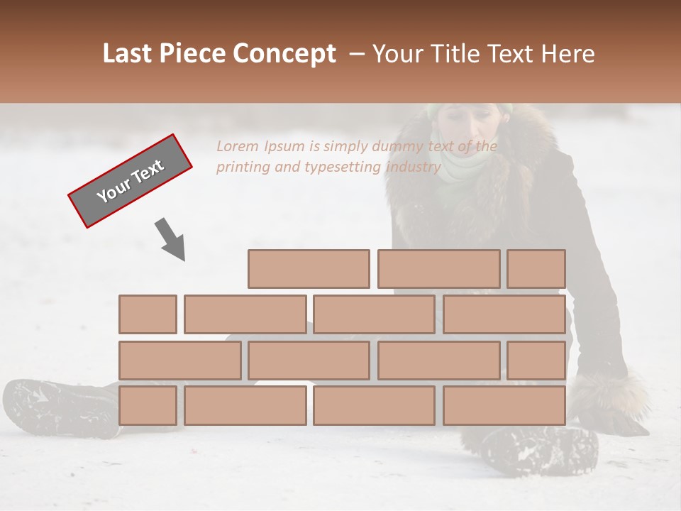 Painful Fur Winter PowerPoint Template