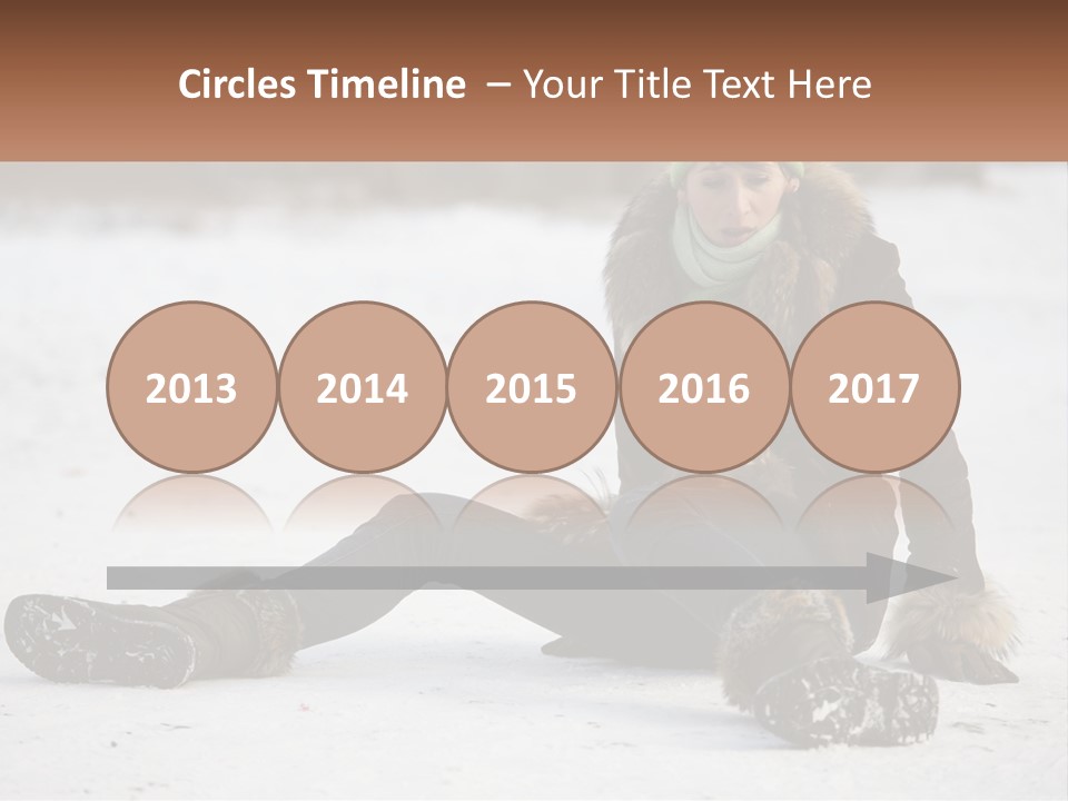 Painful Fur Winter PowerPoint Template
