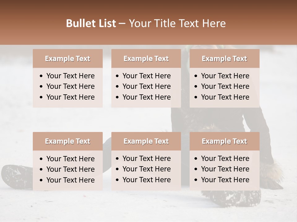 Painful Fur Winter PowerPoint Template