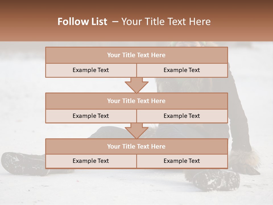 Painful Fur Winter PowerPoint Template