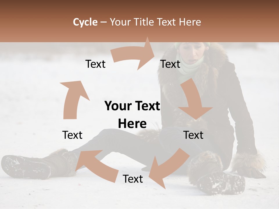 Painful Fur Winter PowerPoint Template