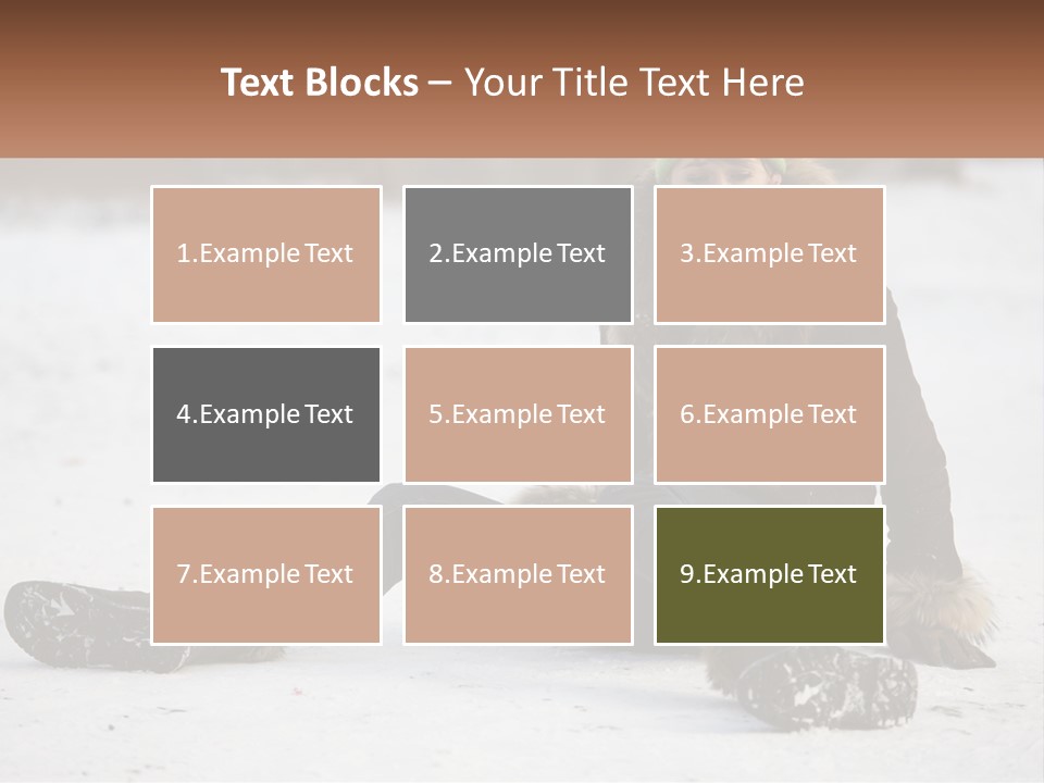 Painful Fur Winter PowerPoint Template