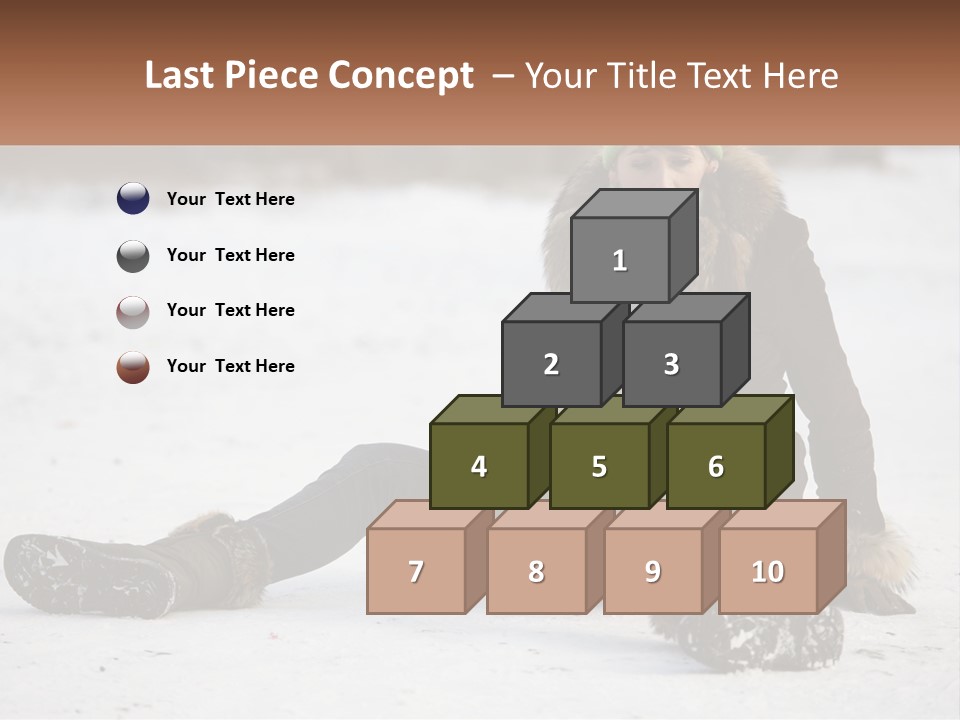 Painful Fur Winter PowerPoint Template