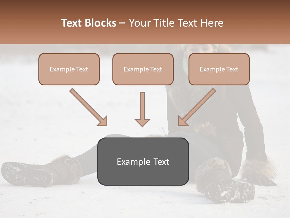 Painful Fur Winter PowerPoint Template