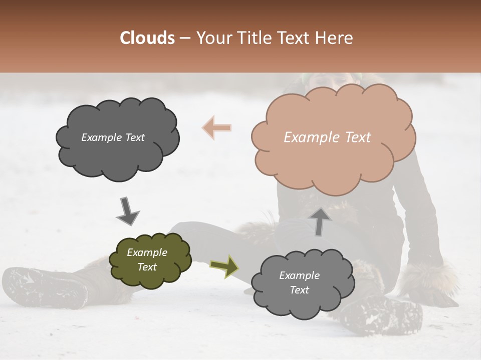 Painful Fur Winter PowerPoint Template