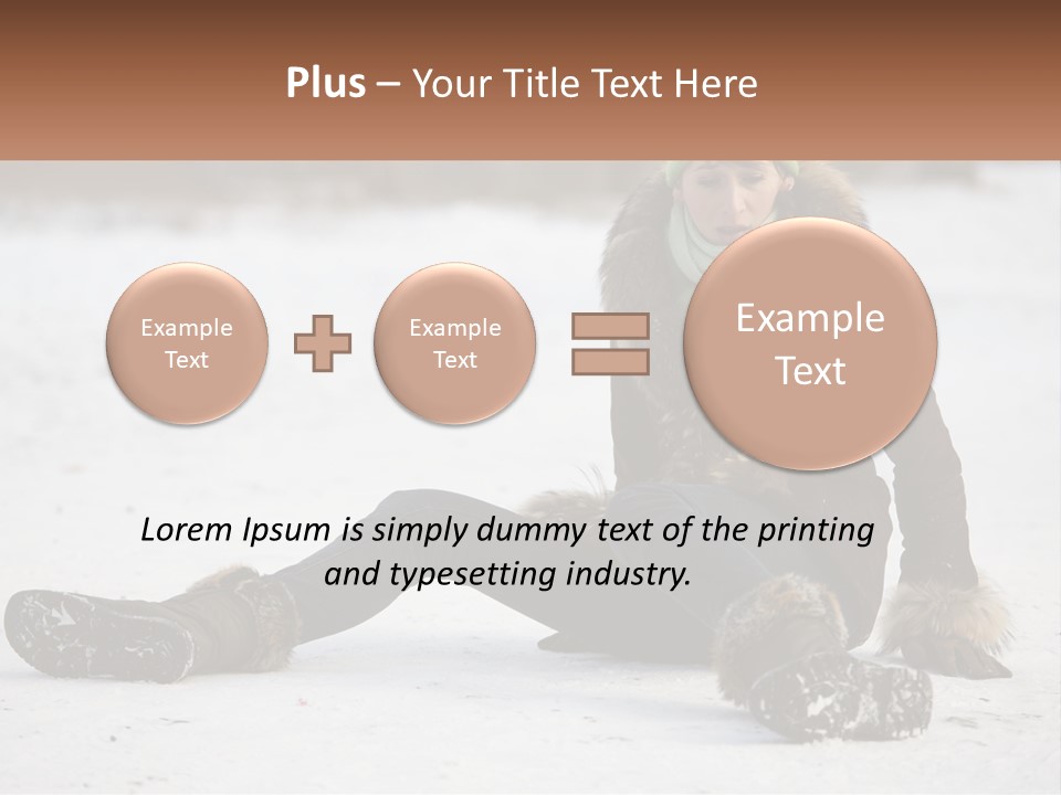 Painful Fur Winter PowerPoint Template