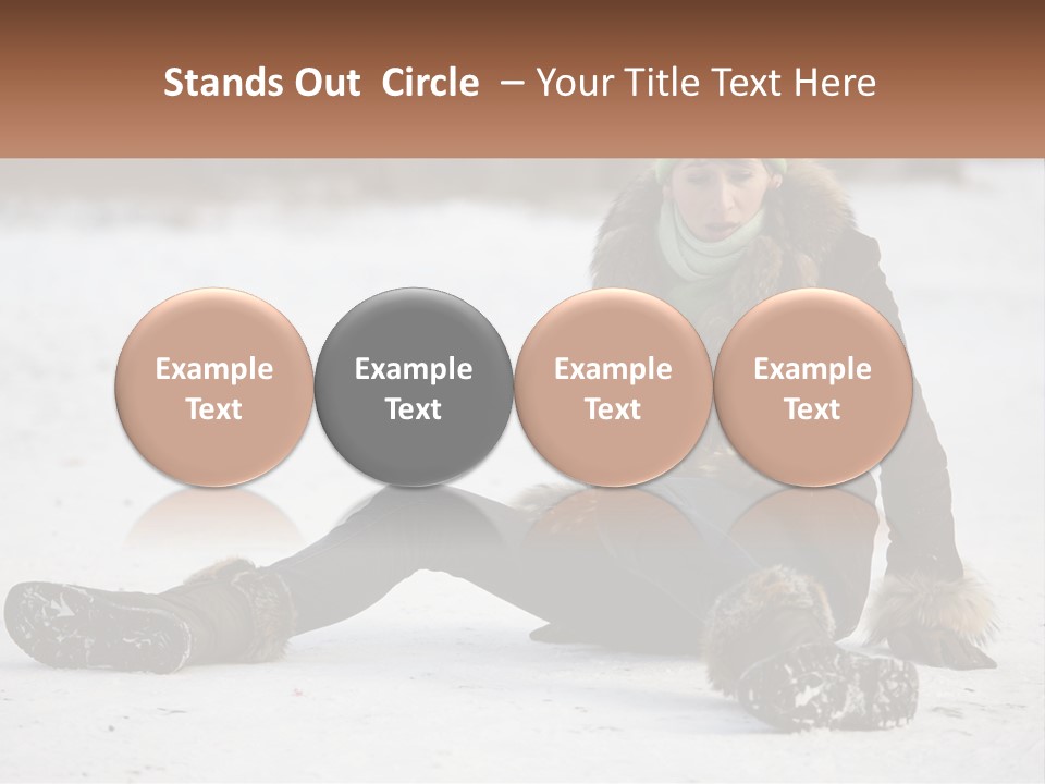 Painful Fur Winter PowerPoint Template