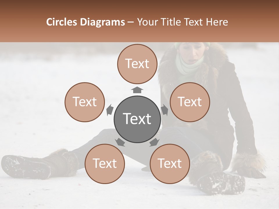 Painful Fur Winter PowerPoint Template