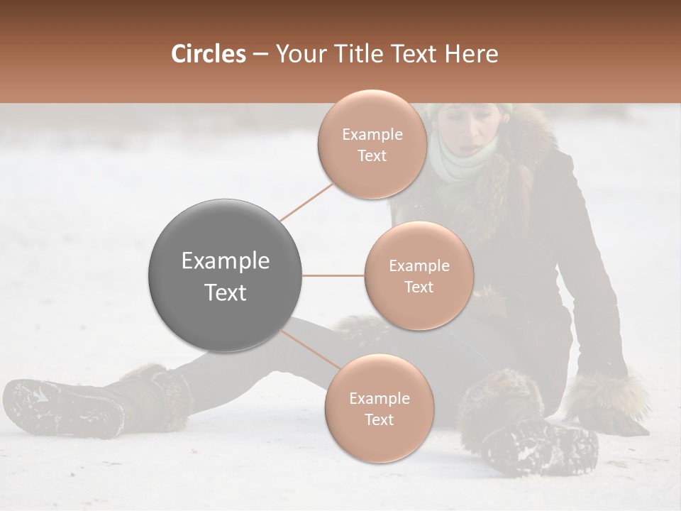 Painful Fur Winter PowerPoint Template