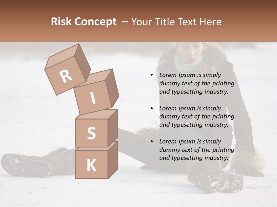 Painful Fur Winter PowerPoint Template