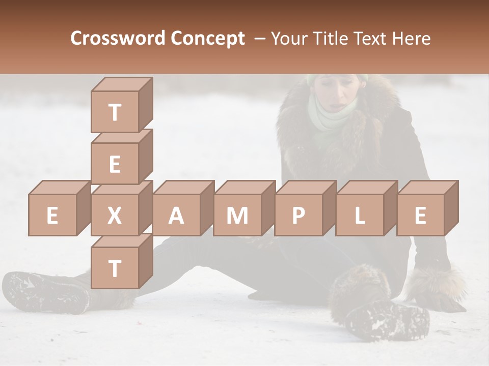 Painful Fur Winter PowerPoint Template