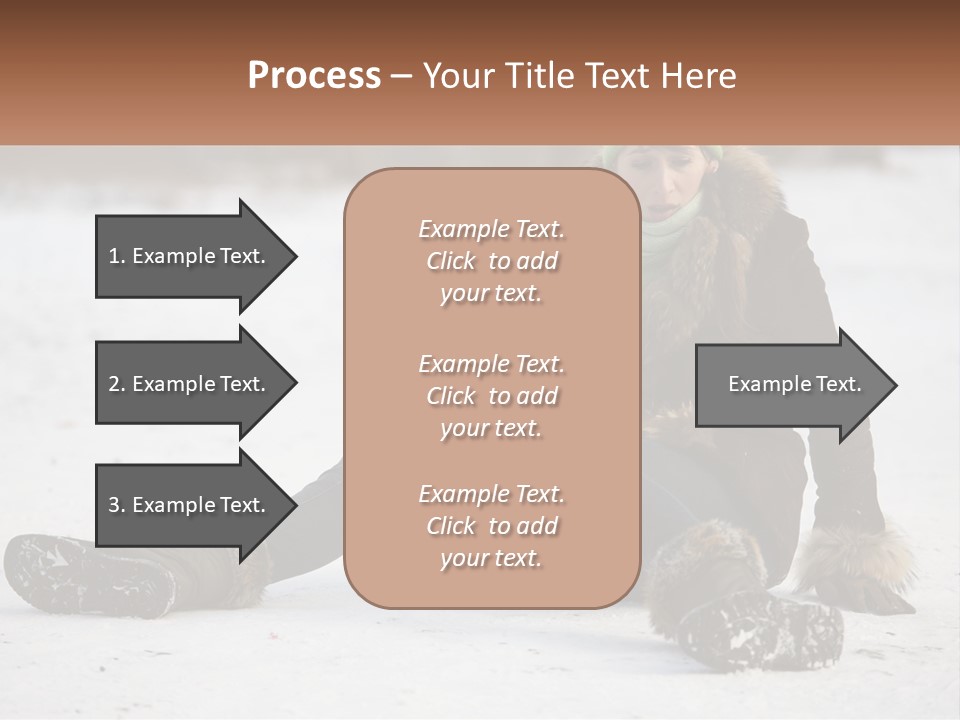 Painful Fur Winter PowerPoint Template