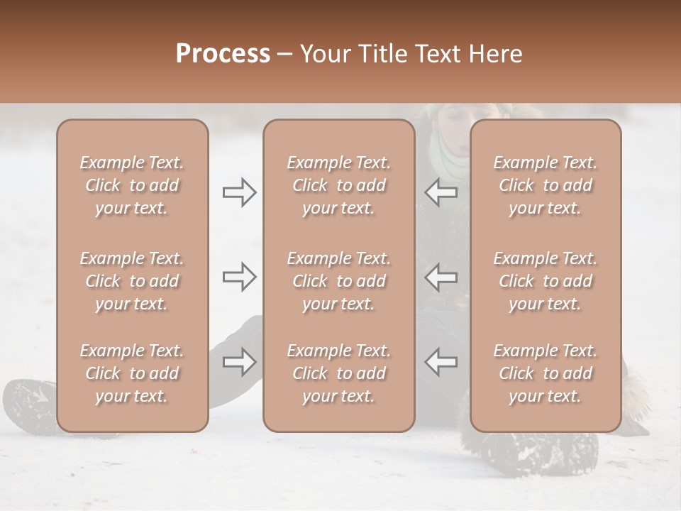 Painful Fur Winter PowerPoint Template