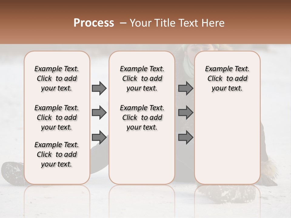 Painful Fur Winter PowerPoint Template