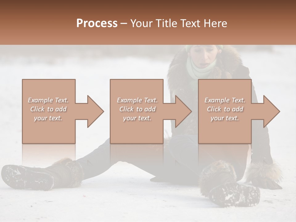 Painful Fur Winter PowerPoint Template