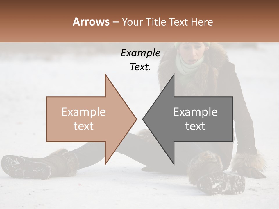 Painful Fur Winter PowerPoint Template