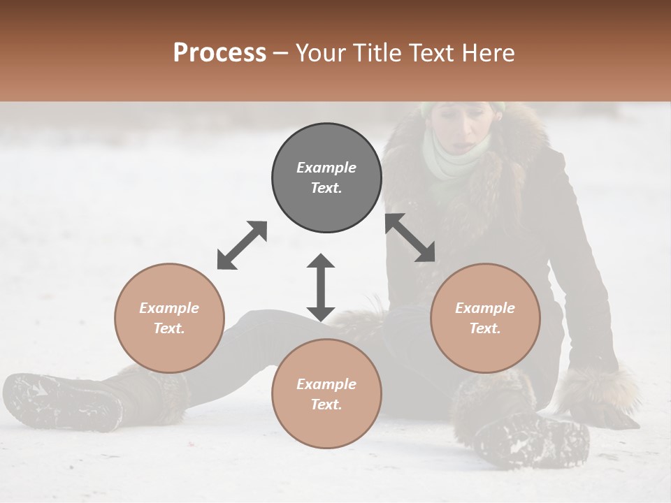 Painful Fur Winter PowerPoint Template