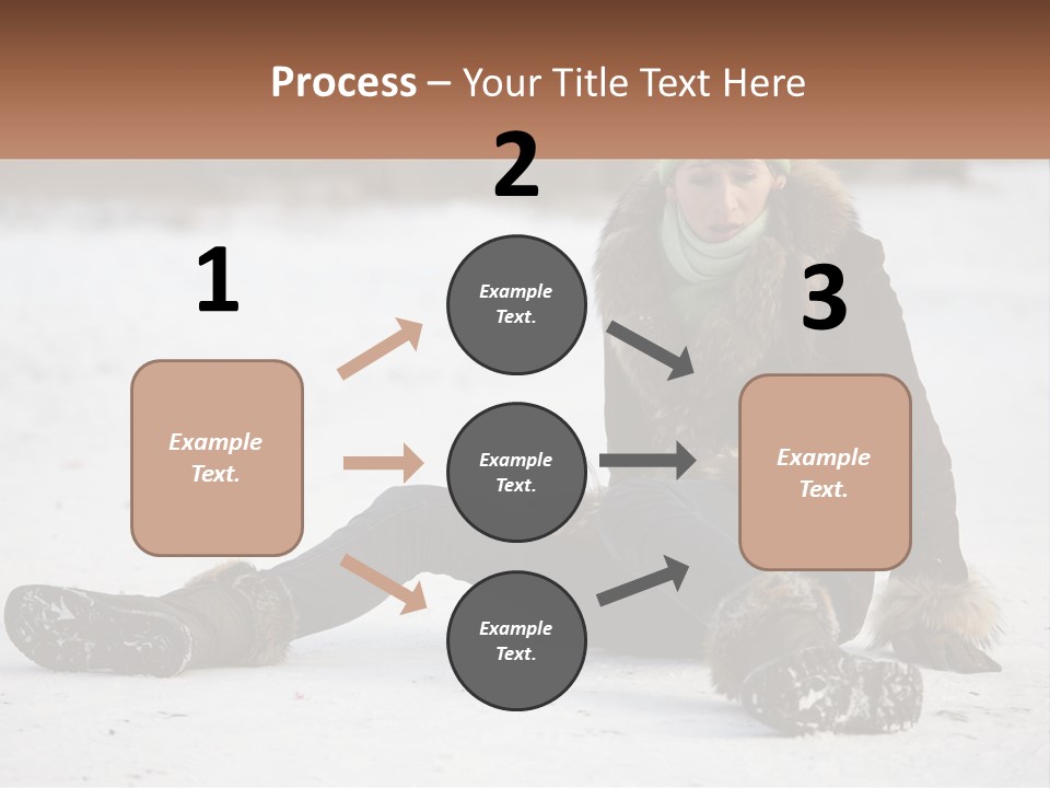 Painful Fur Winter PowerPoint Template