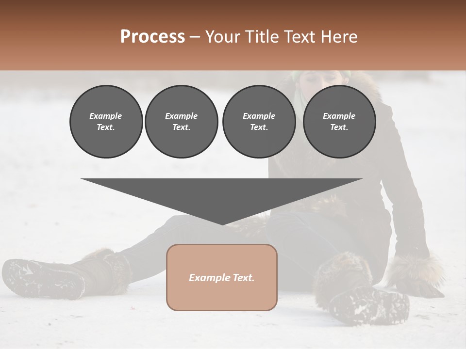 Painful Fur Winter PowerPoint Template