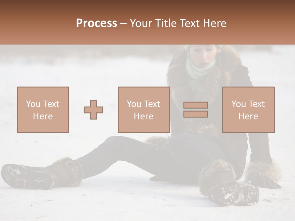 Painful Fur Winter PowerPoint Template