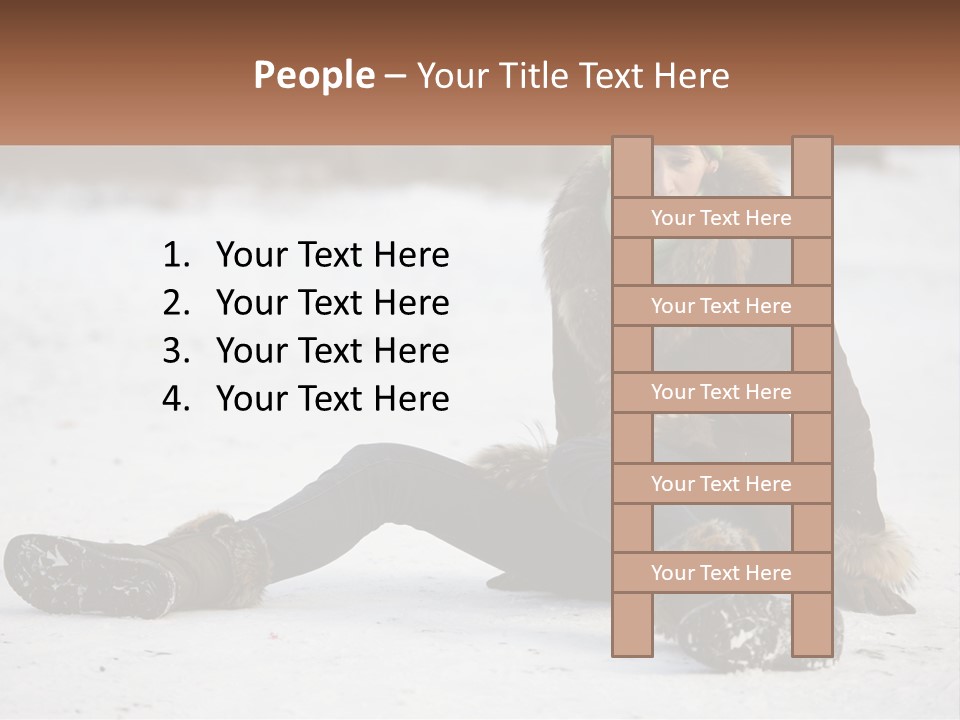Painful Fur Winter PowerPoint Template