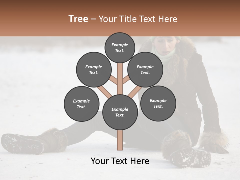Painful Fur Winter PowerPoint Template