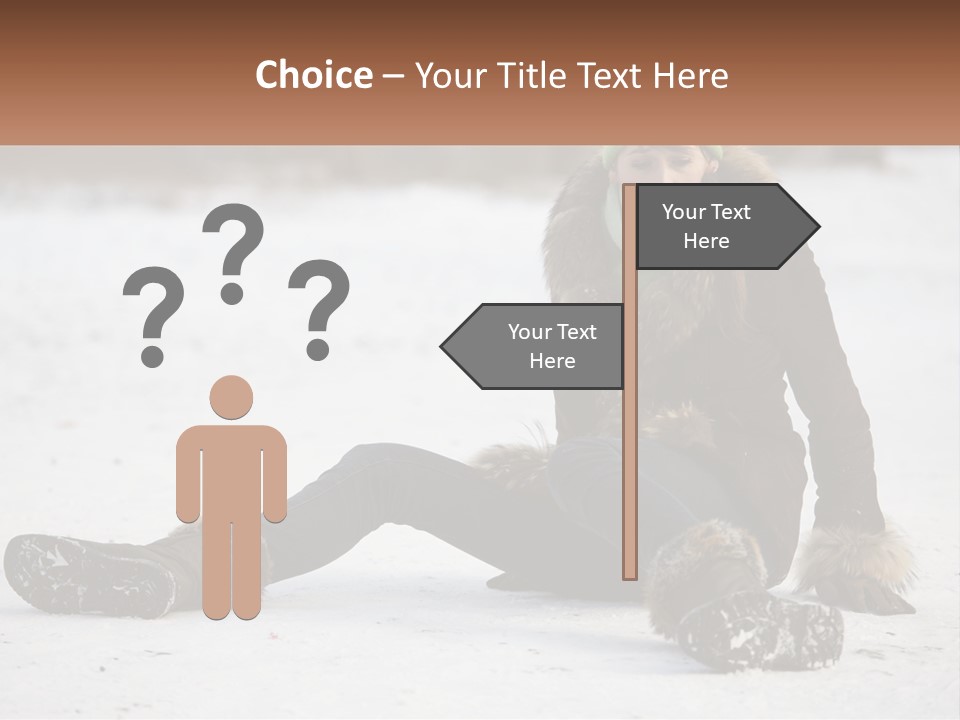 Painful Fur Winter PowerPoint Template