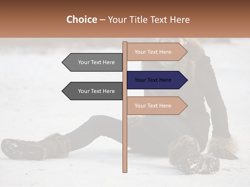 Painful Fur Winter PowerPoint Template