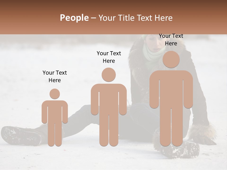 Painful Fur Winter PowerPoint Template