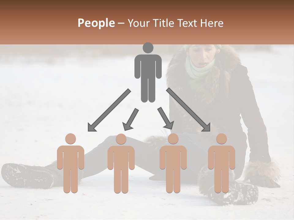 Painful Fur Winter PowerPoint Template