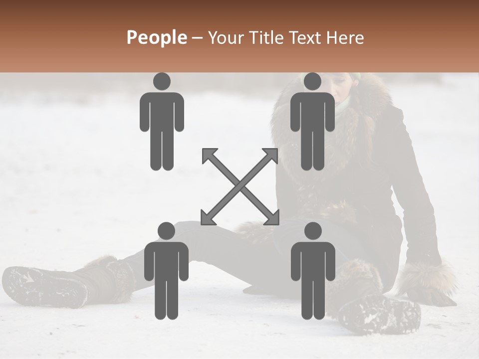 Painful Fur Winter PowerPoint Template