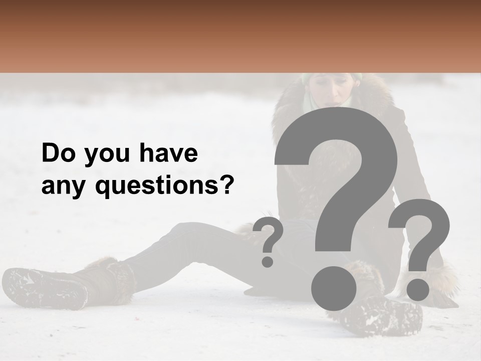 Painful Fur Winter PowerPoint Template