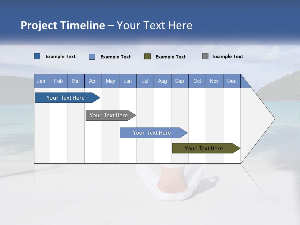 Caribbean Stretching Sky PowerPoint Template