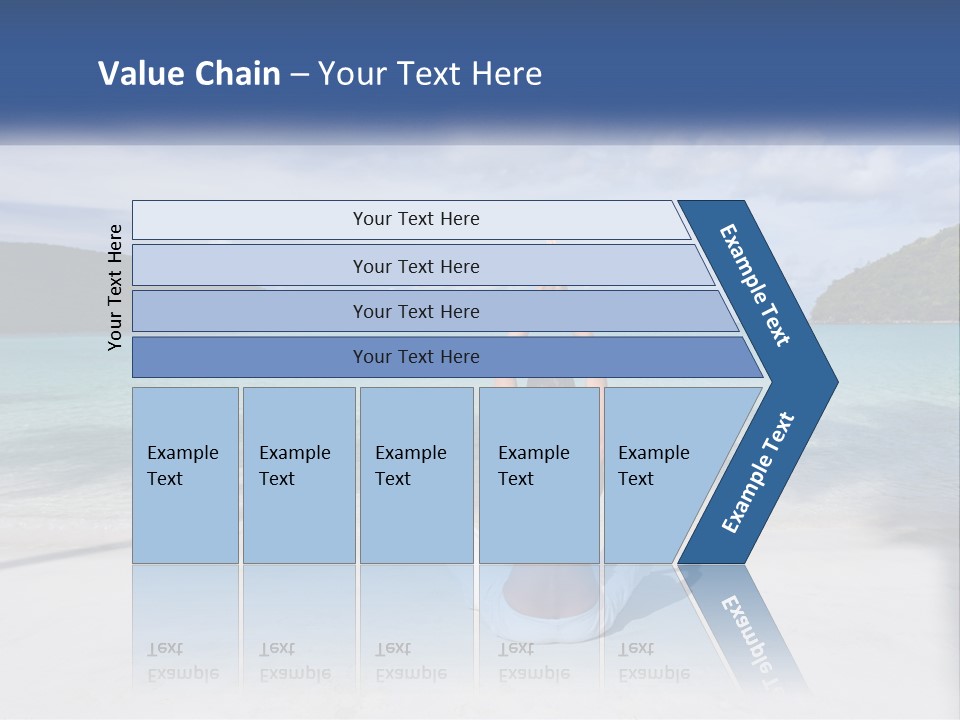 Caribbean Stretching Sky PowerPoint Template