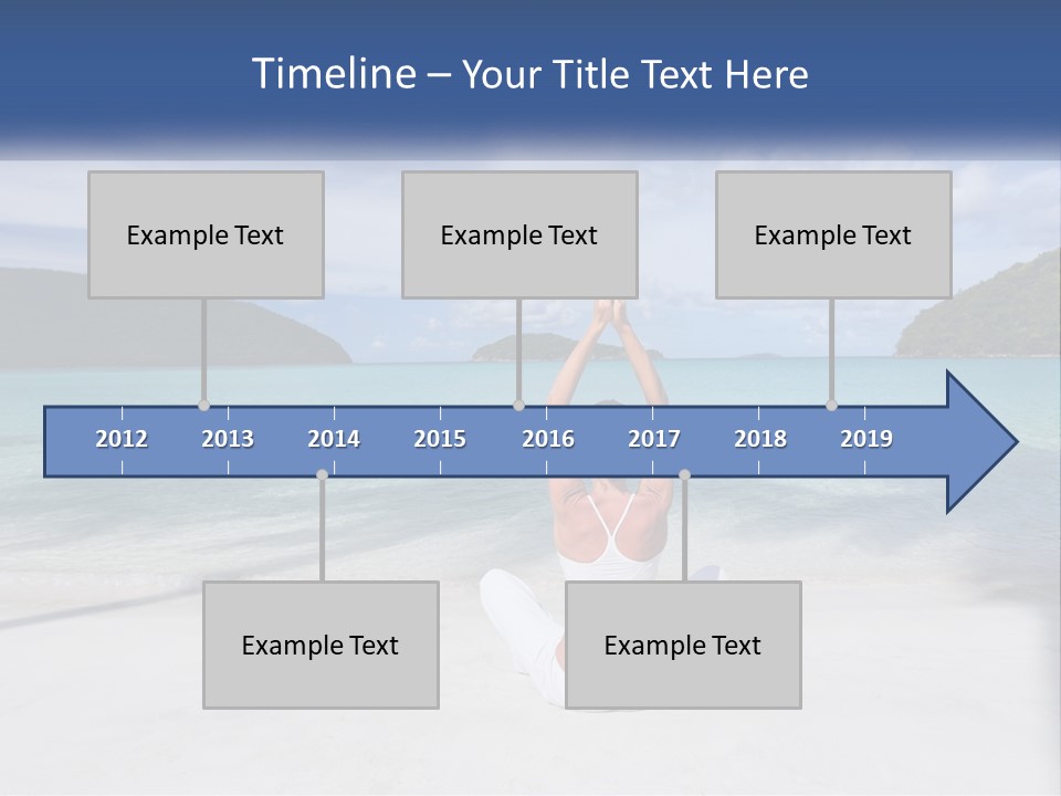 Caribbean Stretching Sky PowerPoint Template