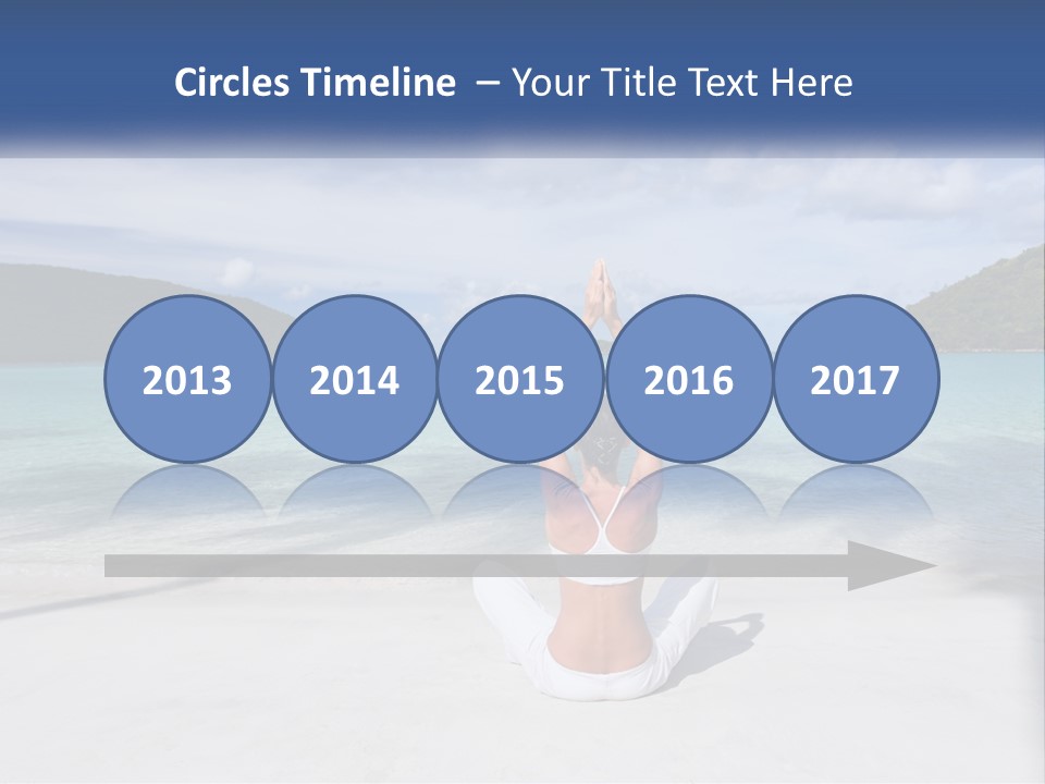 Caribbean Stretching Sky PowerPoint Template