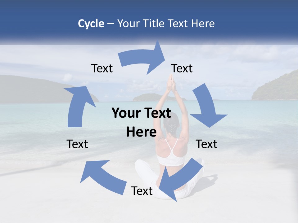 Caribbean Stretching Sky PowerPoint Template