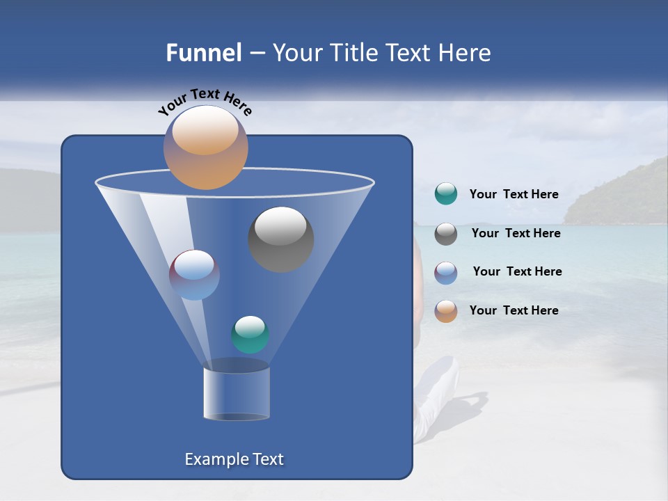 Caribbean Stretching Sky PowerPoint Template
